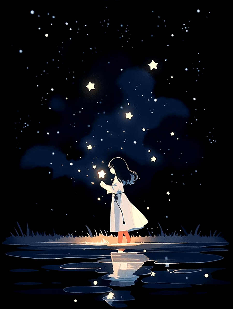 女孩头像:与其仰望星空,不如去做摘星星的人.#头像# #素材