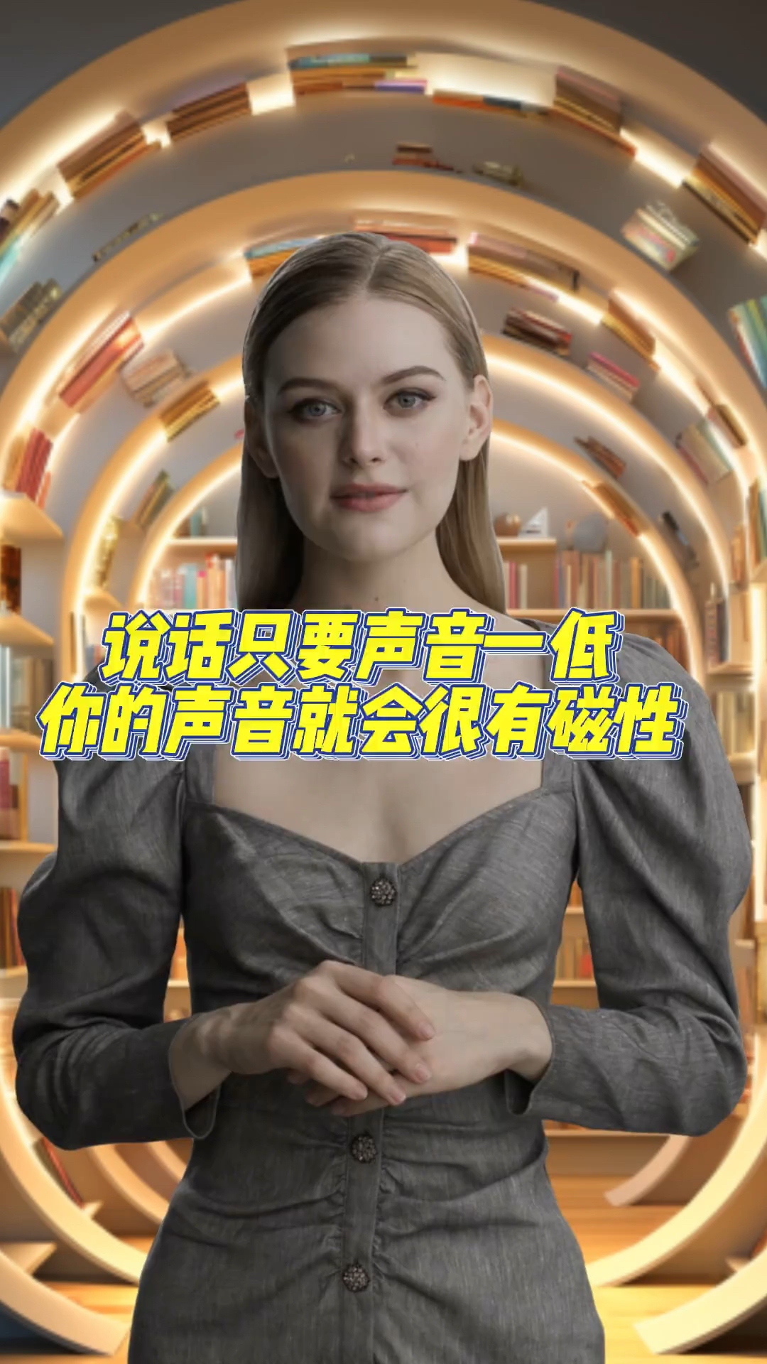 说话只要声音一低,你的声音就会很有磁性