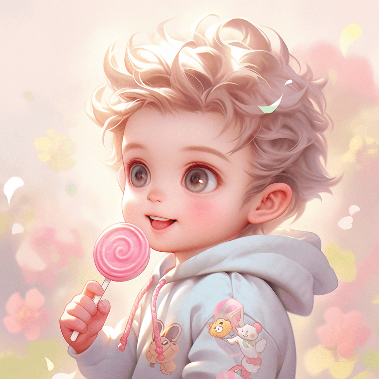 今天ai绘画关键字练习--帅气可爱的小男孩(2) #手机壁纸# #ai绘画