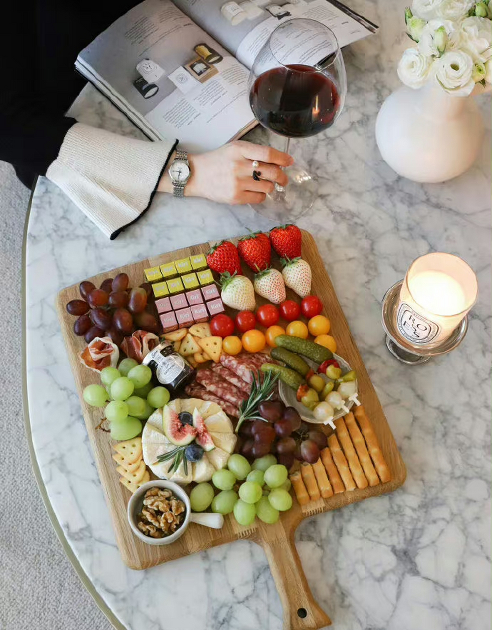 高颜值下午茶|摆盘灵感大合集 分享一些在家做的下午茶 有水果拼盘