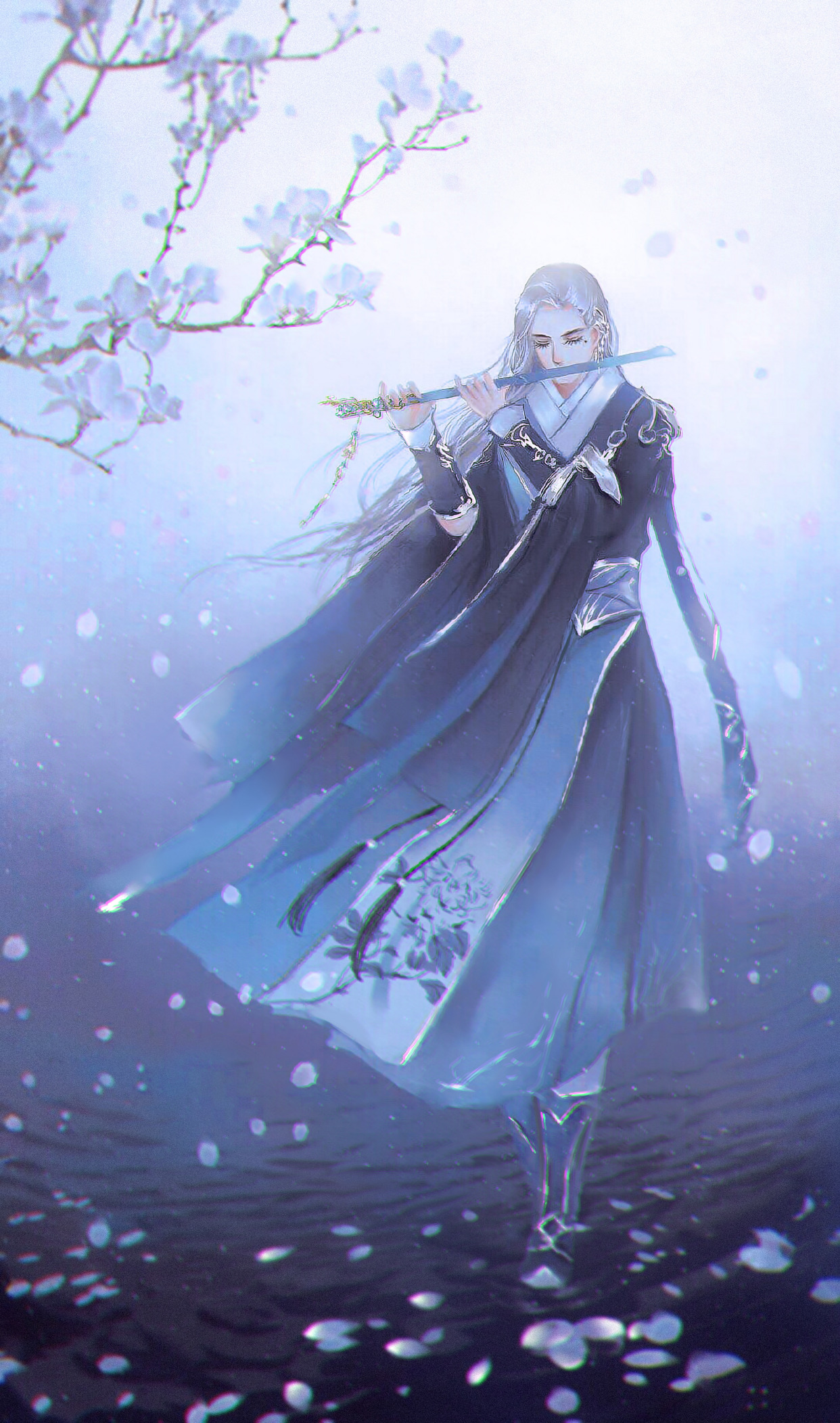 夕颜若雪笑若扶风的古風人物,这位画师的作品精致出了一个高度