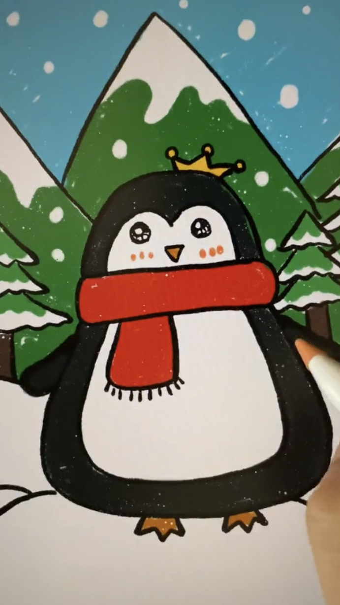 小企鹅简笔画企鹅