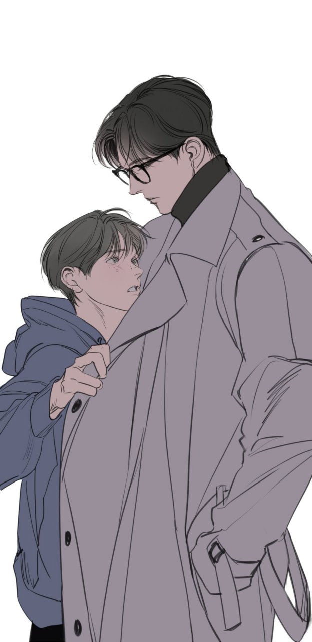 抱抱!我喜欢.这个大衣[观望][观望]#漫画# #耽小漫