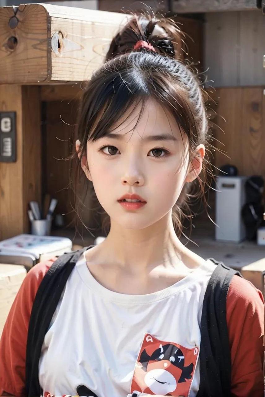 可爱的小姐姐写真,丸子头美少女艺术照#美女# #养眼美女# #美女小姐姐