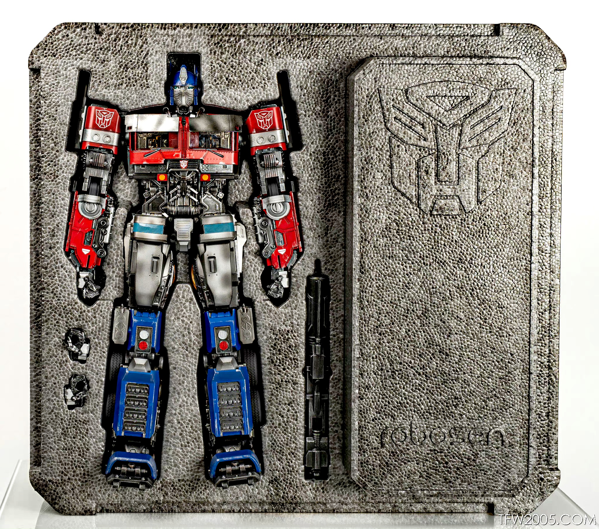 模型欣赏:乐森《变形金刚:超能勇士崛起》擎天柱实物展示