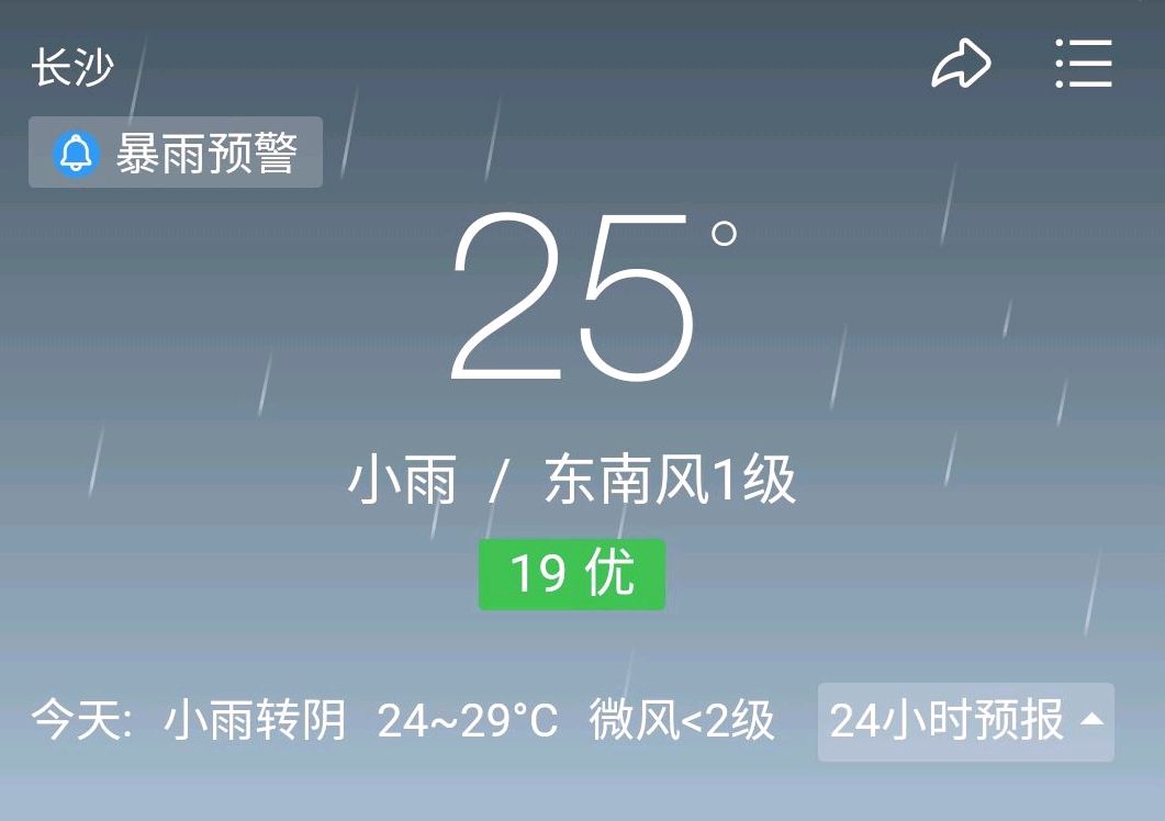 小雨转阴图片