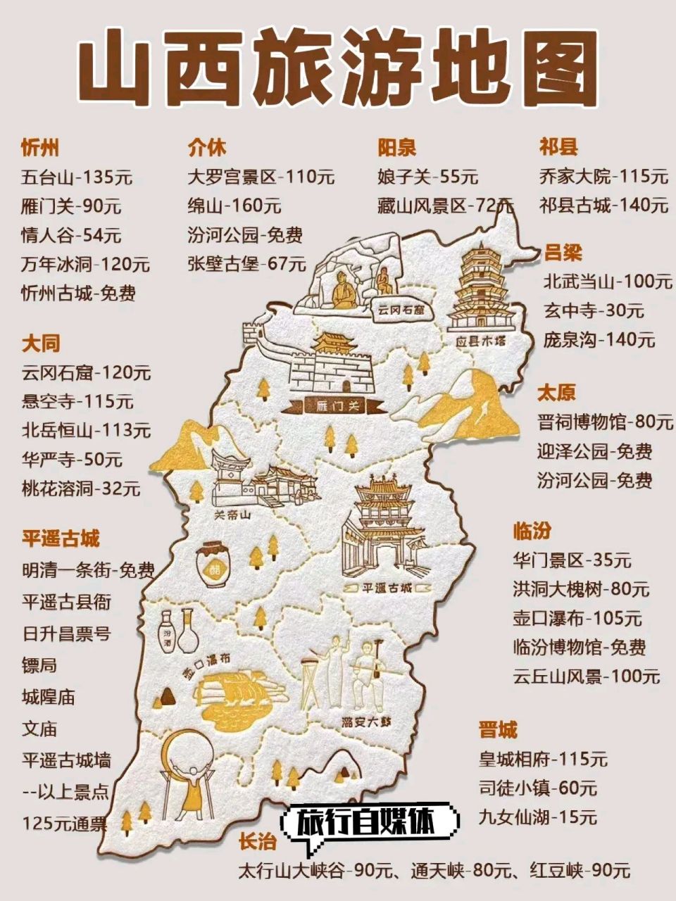 山西文化地图高清版图片