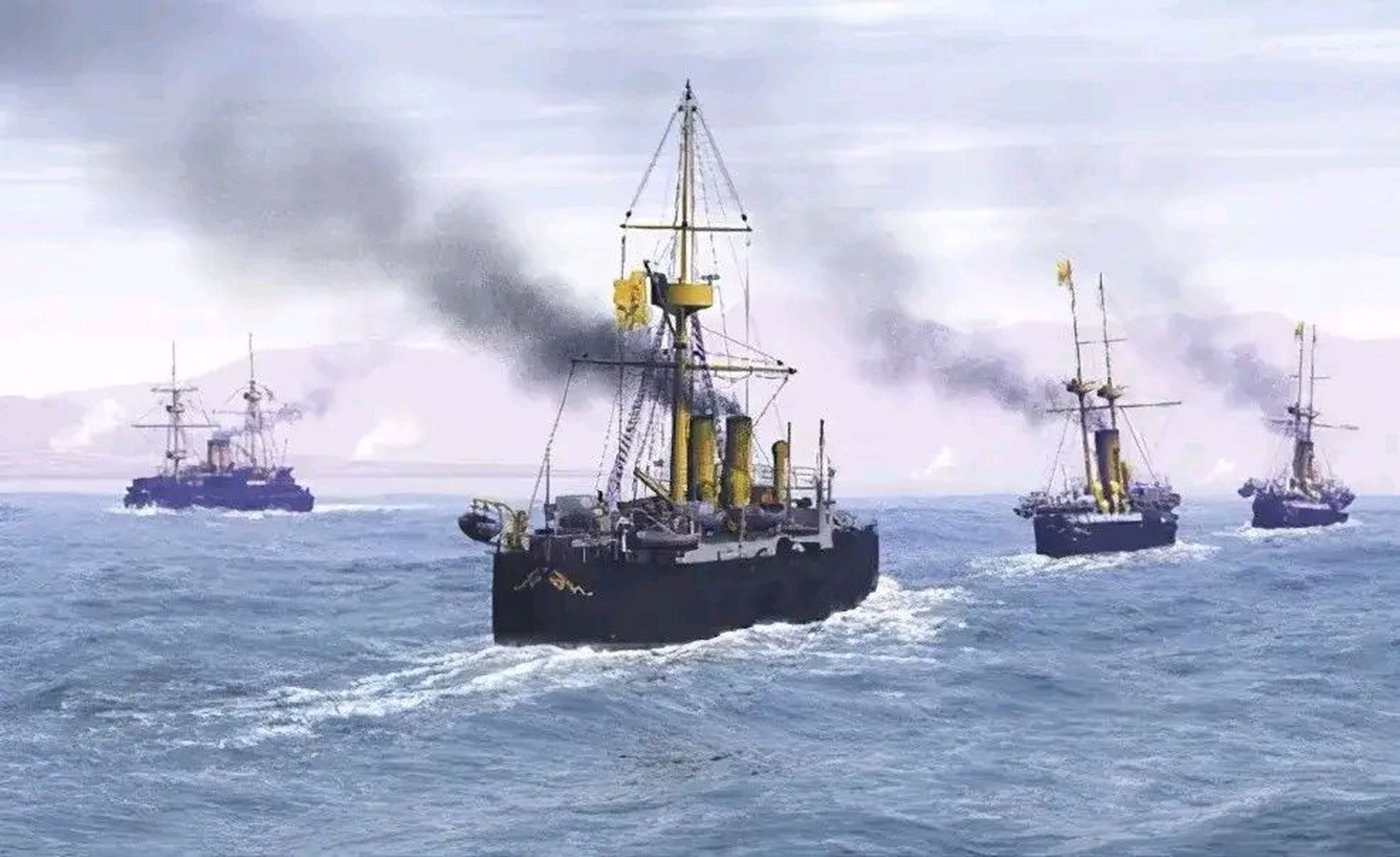 甲午海战是中国历史上的的一场重要战役,也是清朝海军与日本海军的