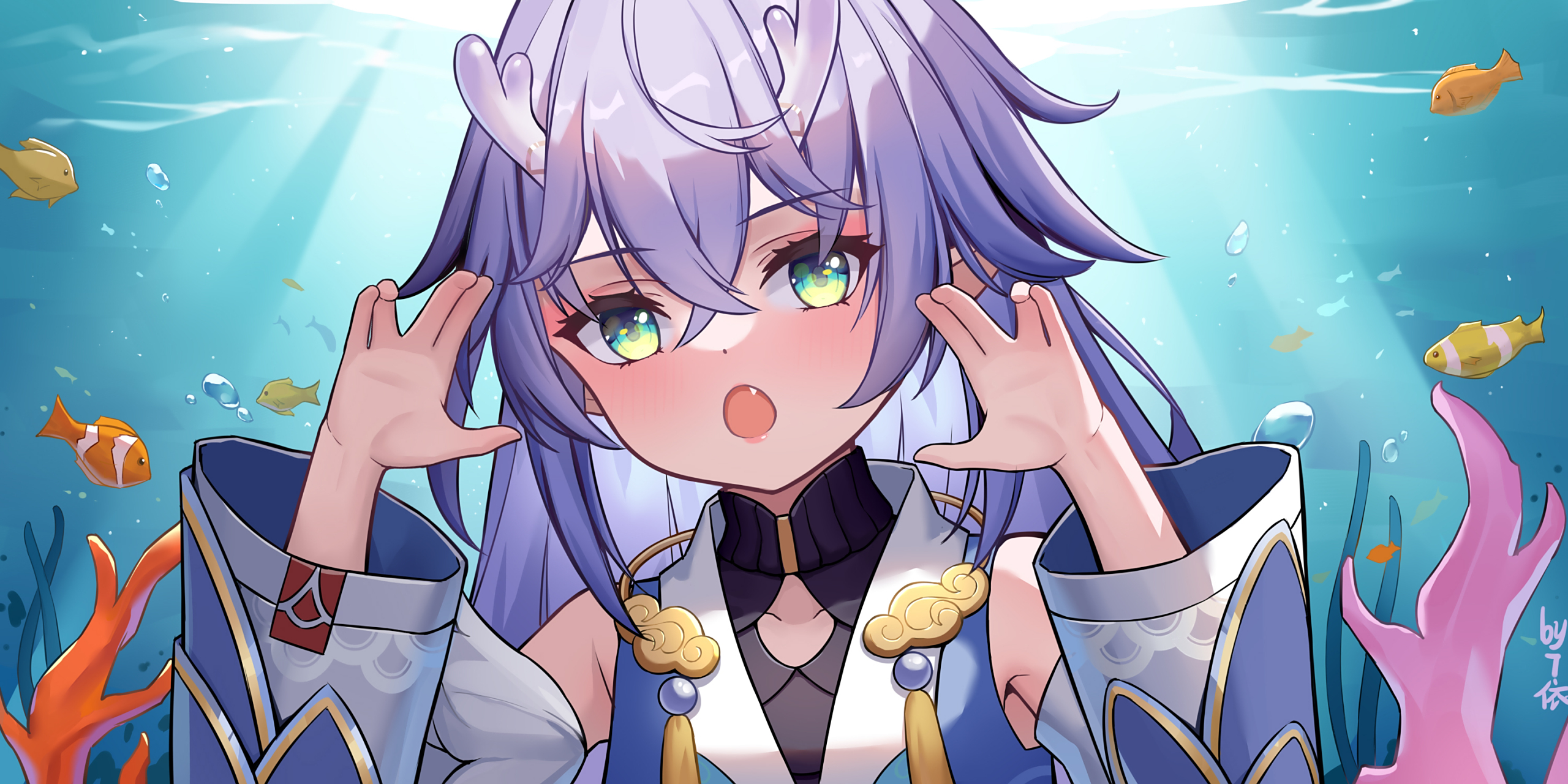 崩铁上的花姑娘 画师:7依-love#百度秋冬打卡挑战赛# #我爱二次元