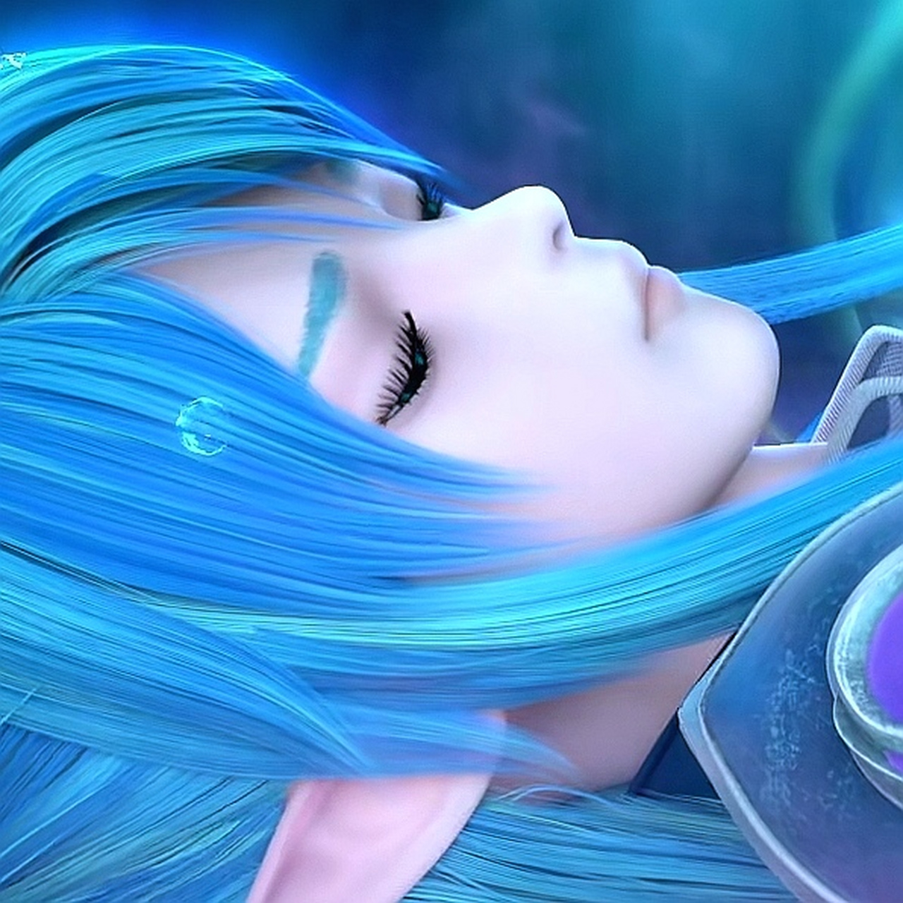 这些线条完美勾勒出水王子的英俊特质,虽然很难