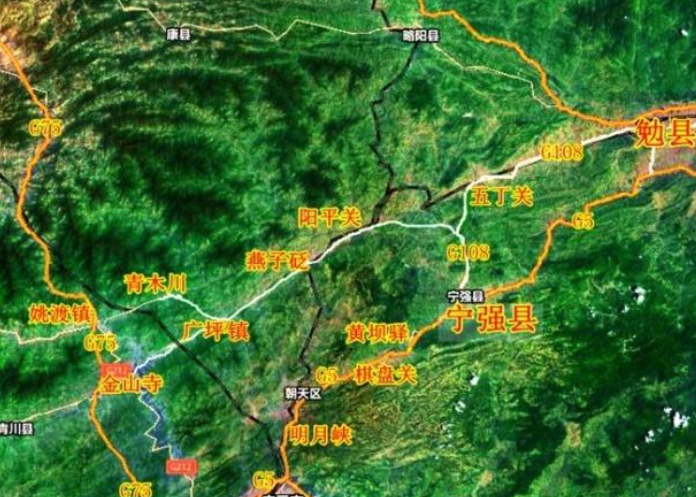 中国乡镇我国"天下名关",金牛道上的千年古镇,宁强阳平关镇