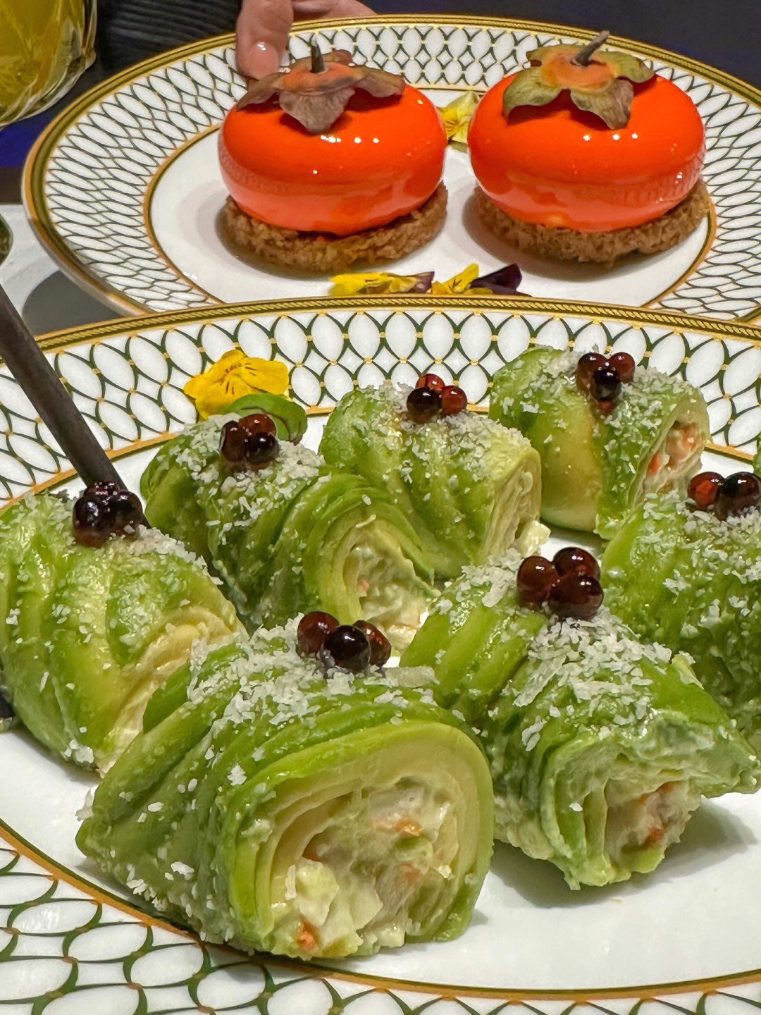 北京/少见的牛油果卷salad