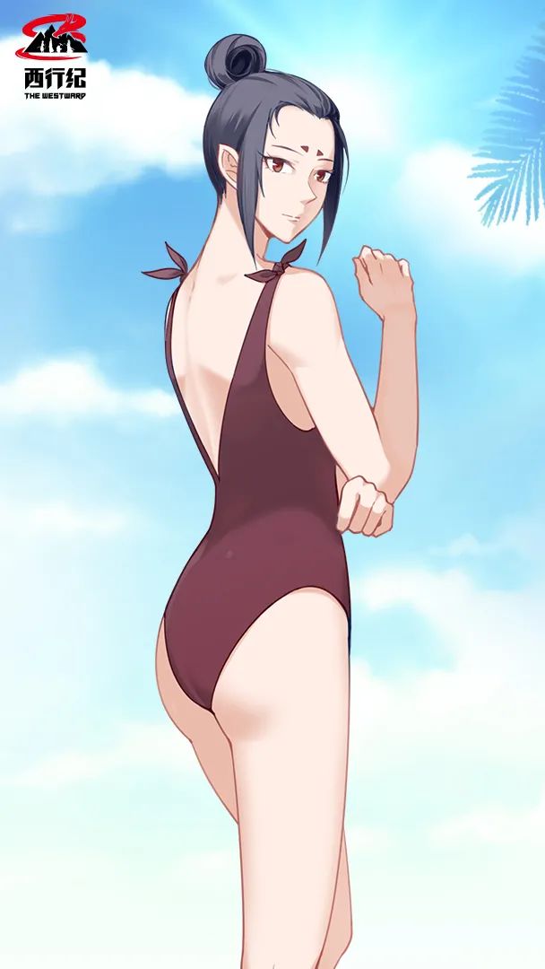 福利壁纸,西行小队泳装出击