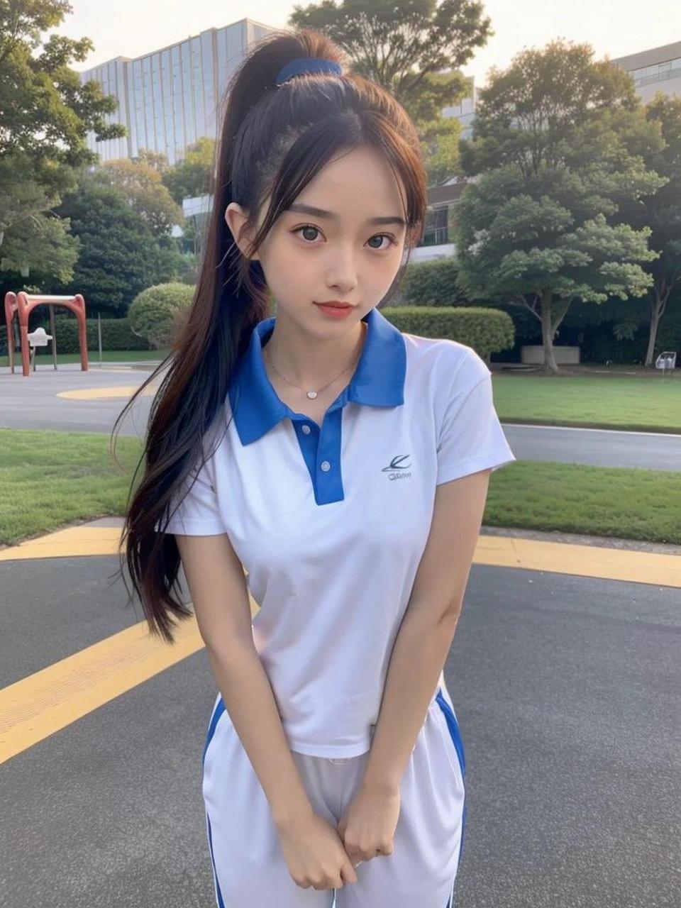 这是我们西莞市所有学校中美貌第一的校花