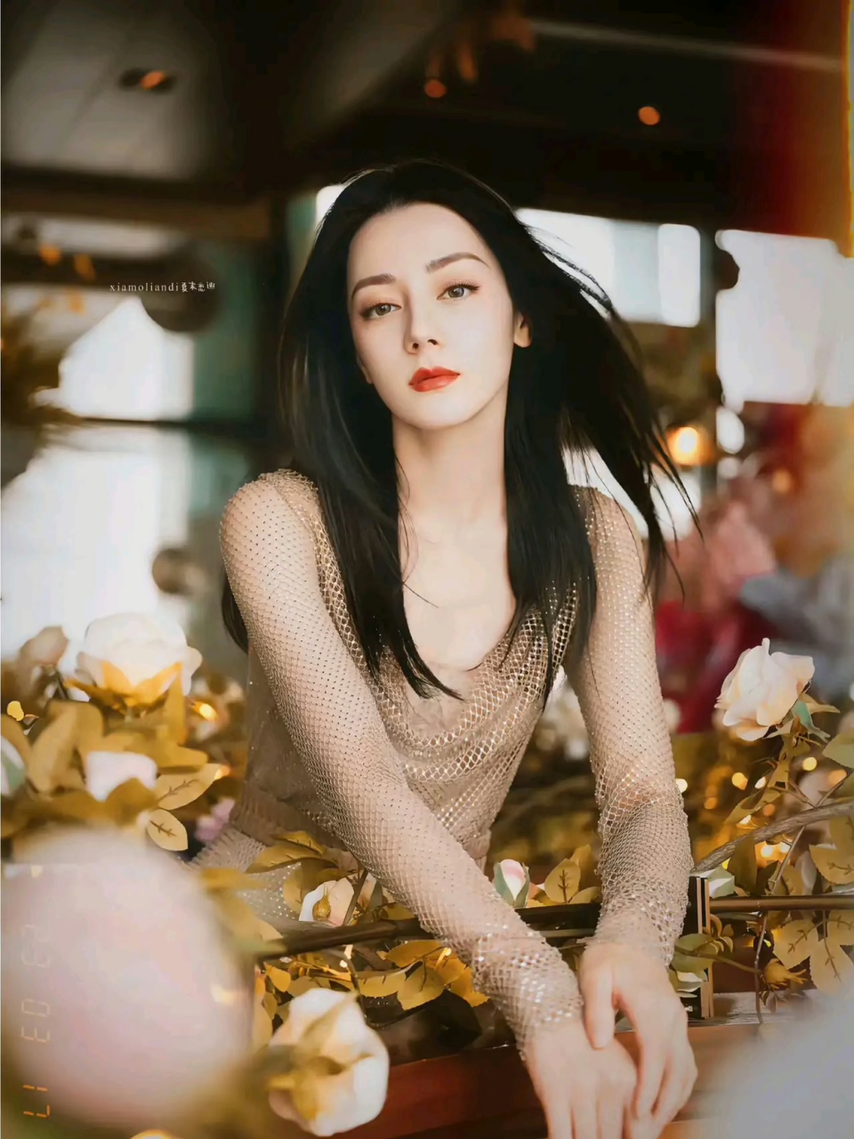 迪丽热巴直发 你喜欢嘛