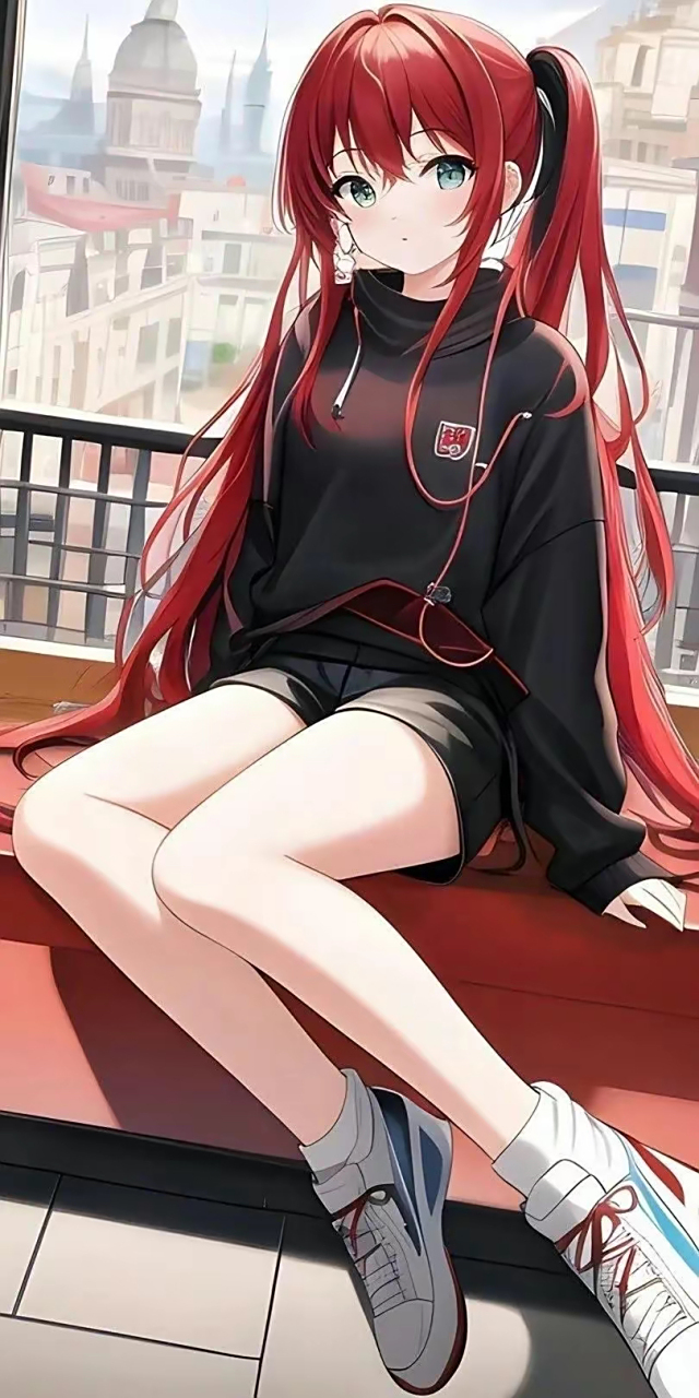 红衣佳人是你喜欢的类型吗? #动漫壁纸