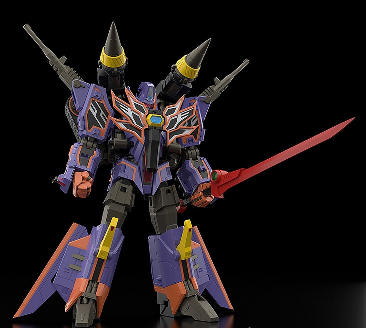 全合体形态力量全开古立特骑士全高165mm,古立特骑士全高约100mm.