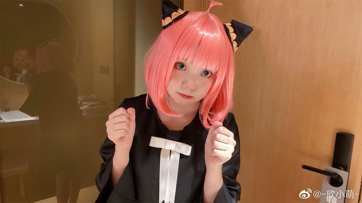 欣小萌超能力者阿尼娅，敲可爱的女鹅