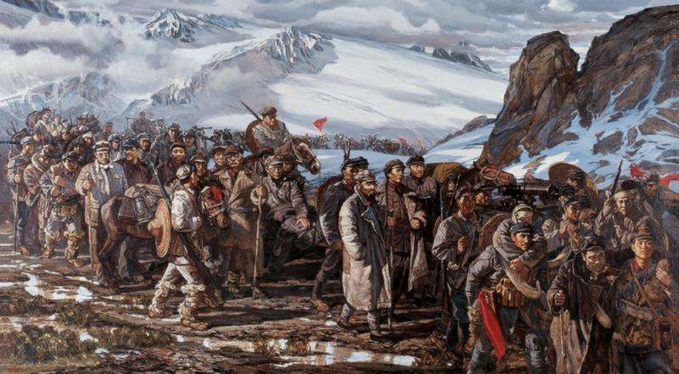 历史上的今天  1935年11月19日,第五次反围剿失败后,红二军团和红六