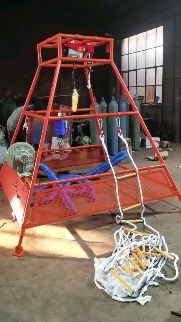 深基坑作业一体机一体化平台装置广泛应用于电力基坑作业施工快捷方便