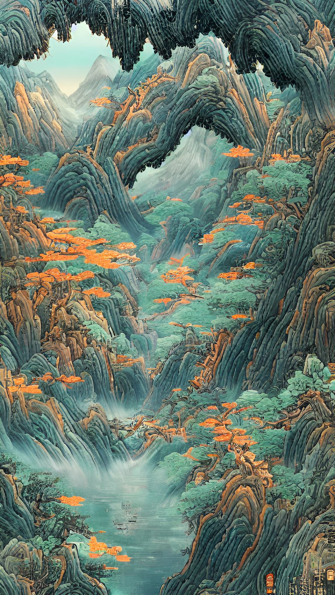 ai绘画|中国山水画(2)