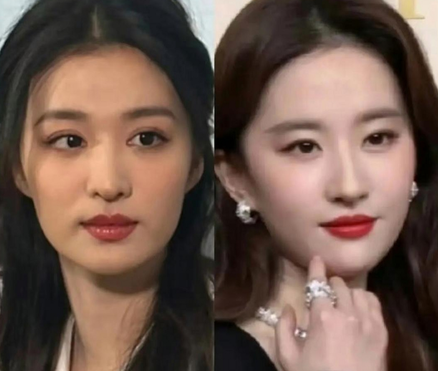 刘亦菲王楚然同框旧照#    不存在谁碰瓷谁吧!