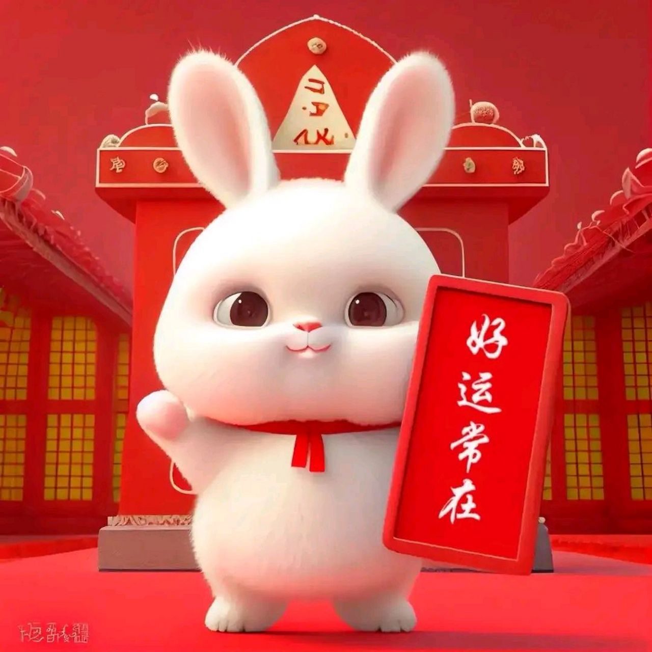 萌兔头像兔飞猛进