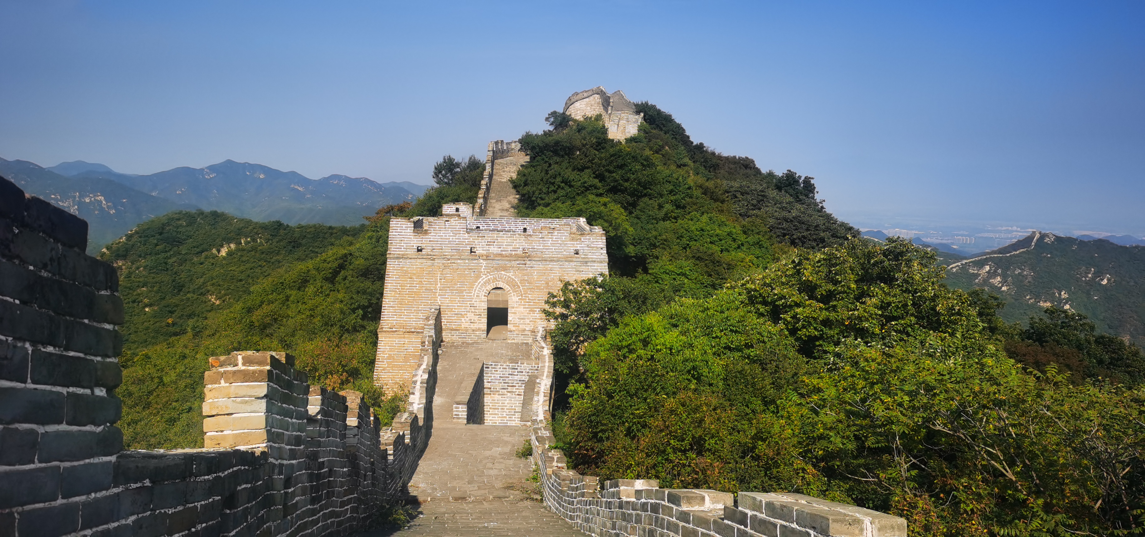 北京延庆石峡关长城,有多条路可以到达罗锅城,鸳鸯楼,将军楼