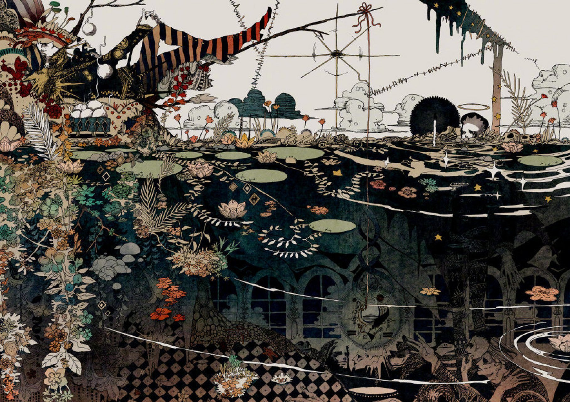 日本插画家秋屋蜻一(akiya kageichi) 676767 #绘画欣赏