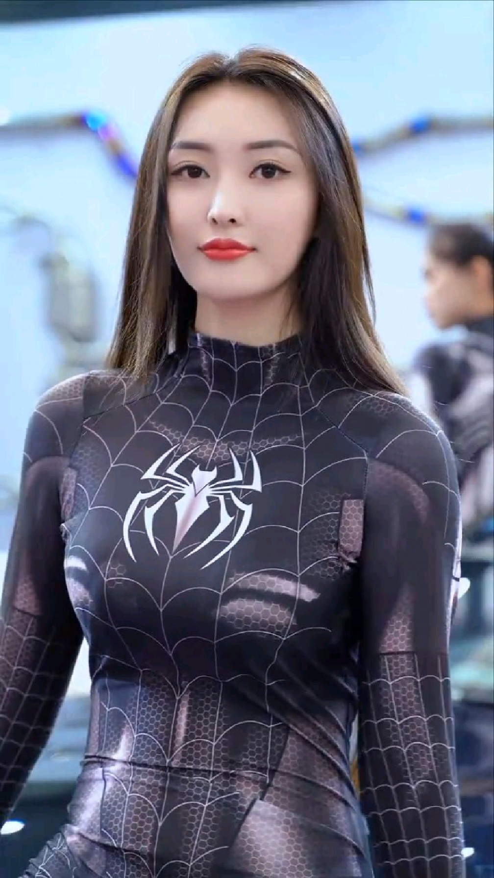 最美王语会~蜘蛛侠黑色小鱼衣-度小视