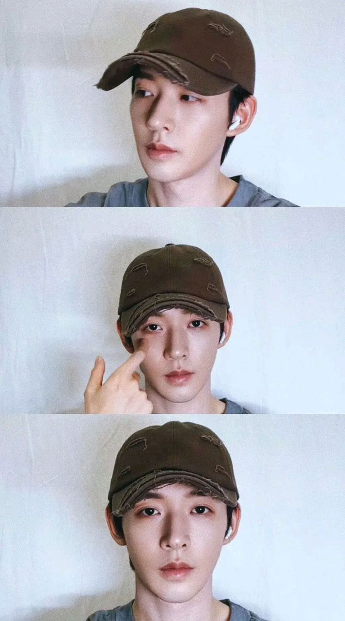 今晚的大荒局直播,  邓为戴着一顶帽子,一本正经的坐着,  莫名的有点