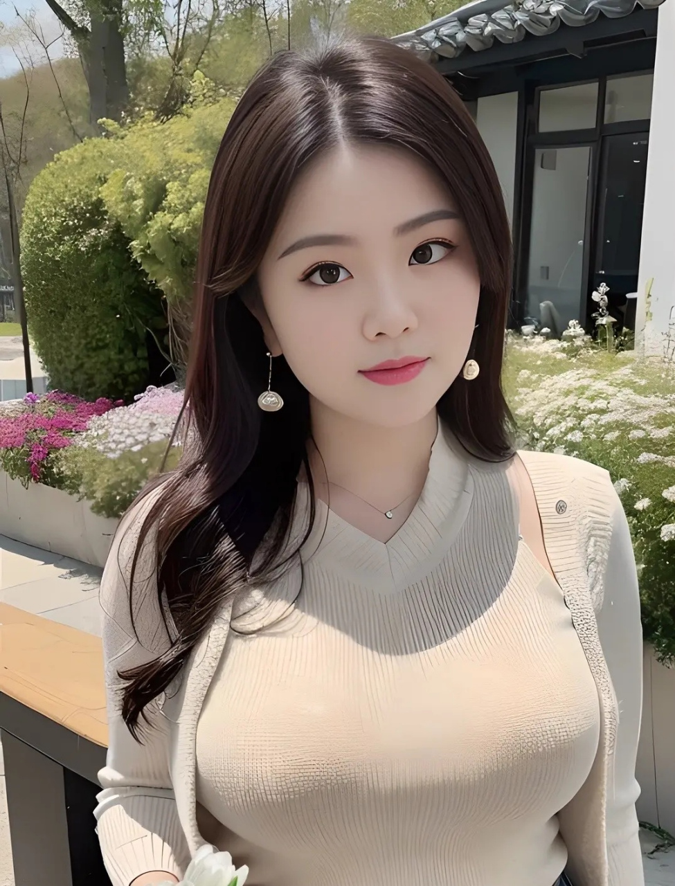 微胖好笑容的女人给人一种富态,端详与亲和的感觉[嘻嘻]