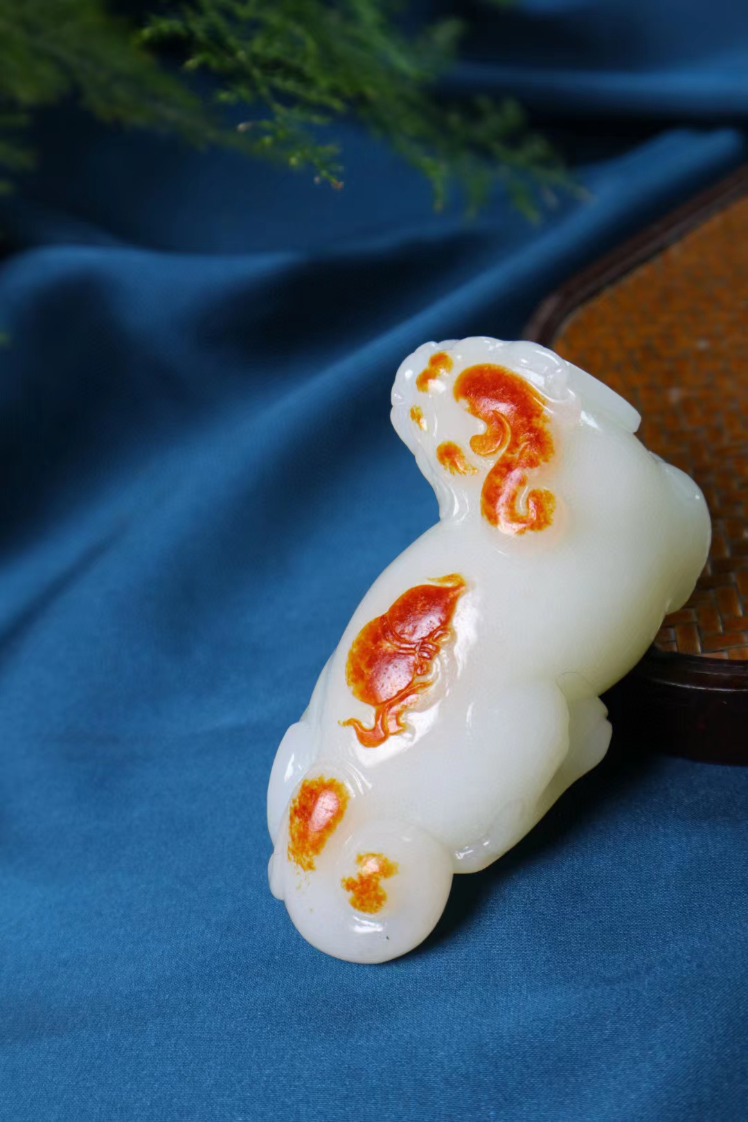 招财貔貅61和田玉羊脂白把玩件!