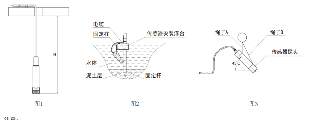 虹润荧光法溶解氧控制仪的电极安装方式