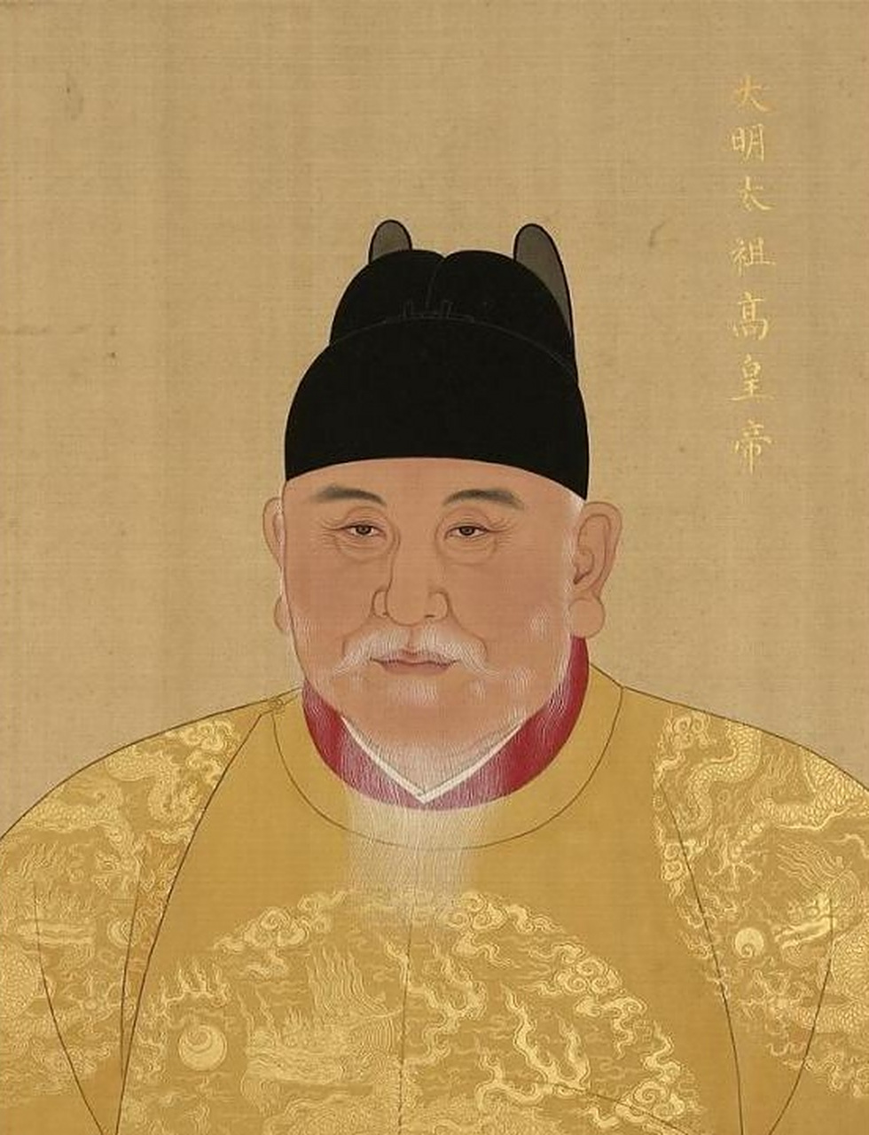左边的洪武帝朱元璋多帅啊,也不知道是谁丑化他,画成右边这副模样