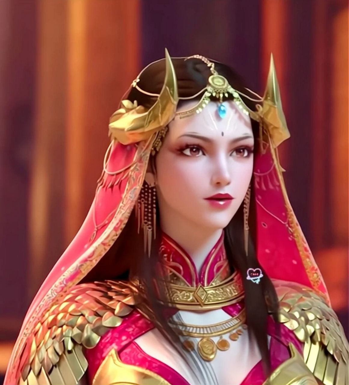 武动乾坤:穆芊芊的首次登场,在第三季大荒古碑的这段中,穆芊芊应该就