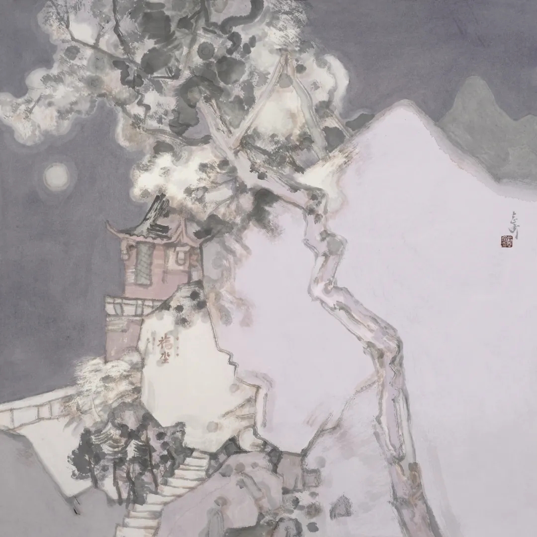 福建省画院|穿过昼夜的笔端——翁志承山水画