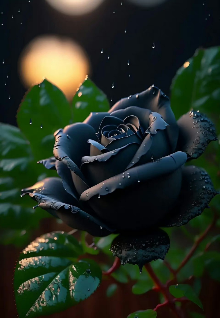 图片分享:黑玫瑰 用心甘情愿的态度,过随遇而安的生活