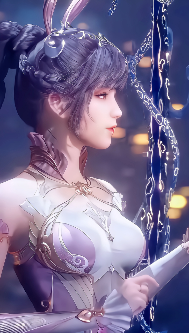 国产动漫# 小舞的造型是真的好看,而且从小舞复活之后,她跟唐三的