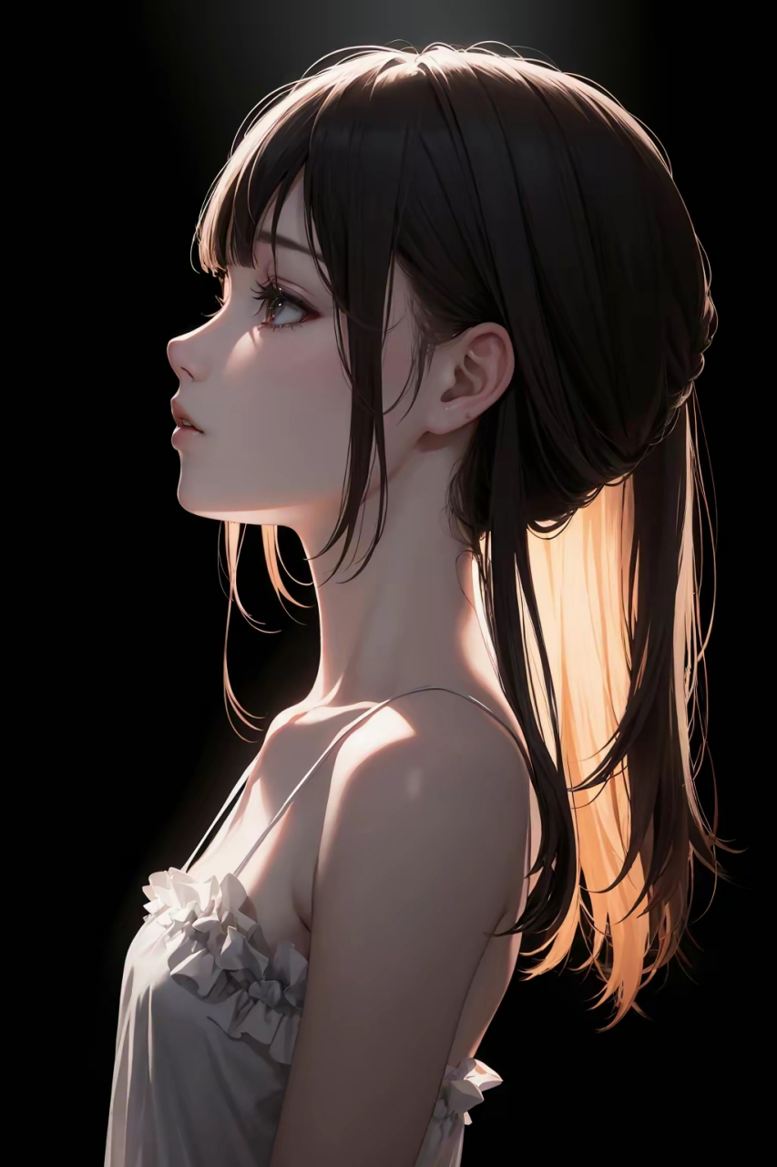 有点女孩,侧脸会比正脸更美,你有没有遇到过[你懂的] #动漫壁纸