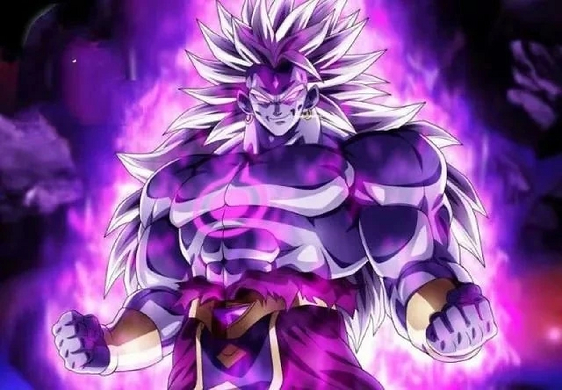 布罗利各种逆天变身,还有破坏神形态,霸气十足,同人大佬笔下的布罗利