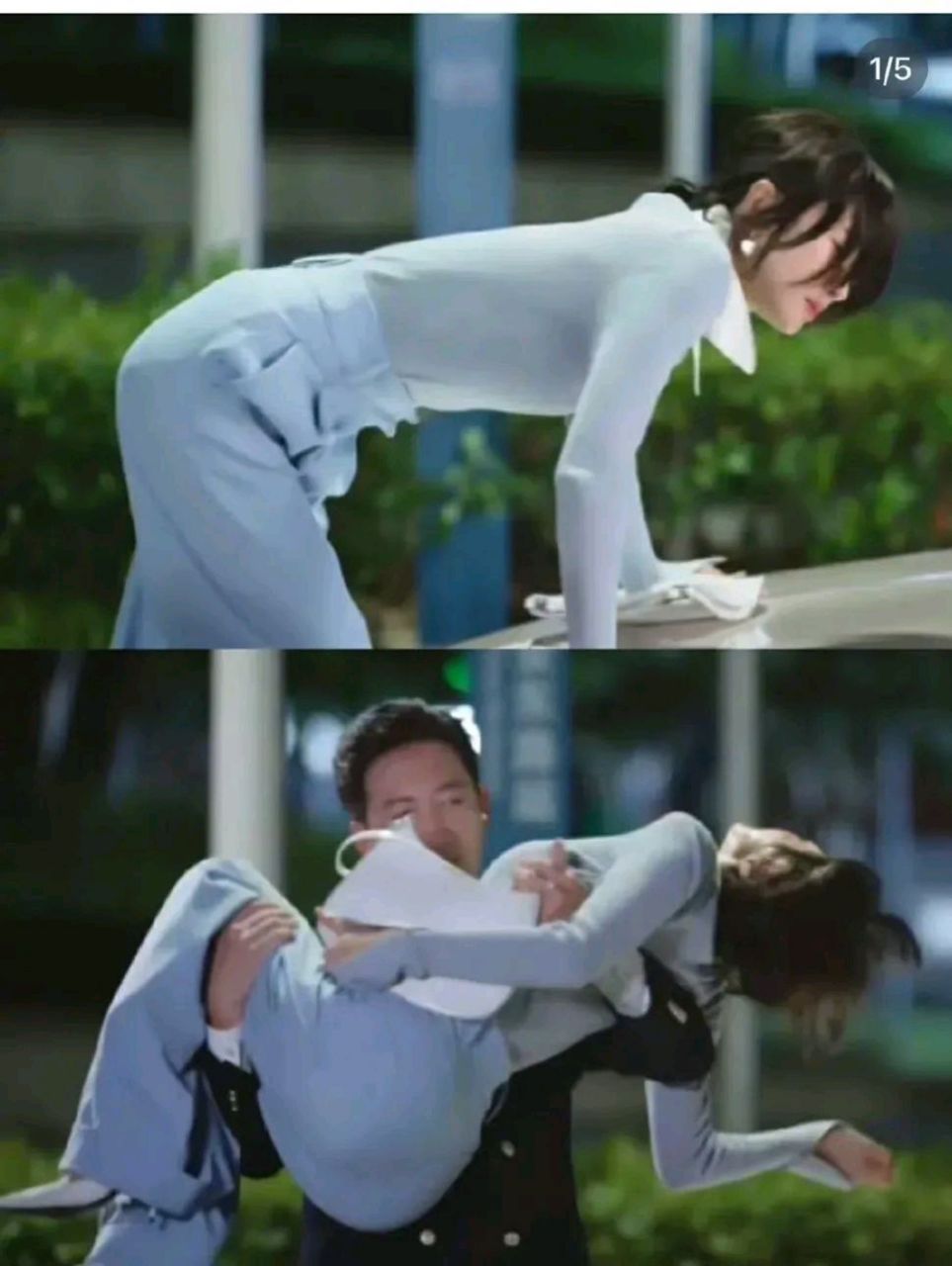 看电视剧被秦岚这个身材惊到了,一看就是平时下狠心练出来的,40多岁的