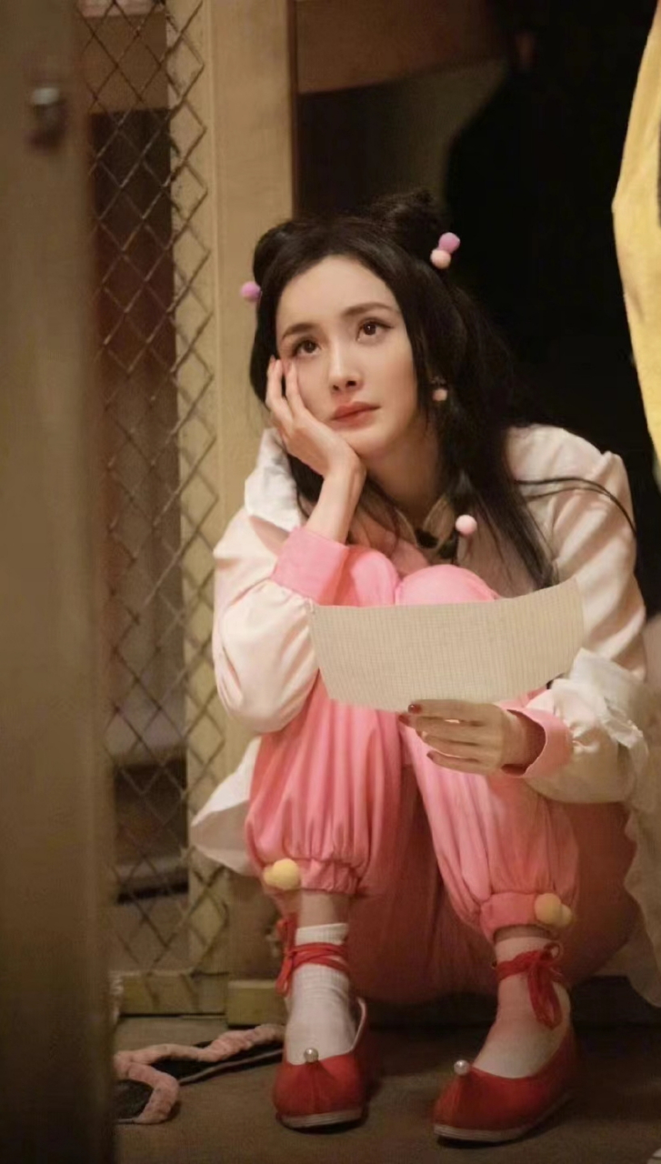 杨幂cos珊璞  这个造型真的很软萌很甜妹