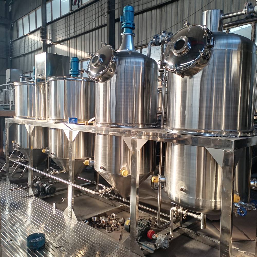 精炼油的工艺流程