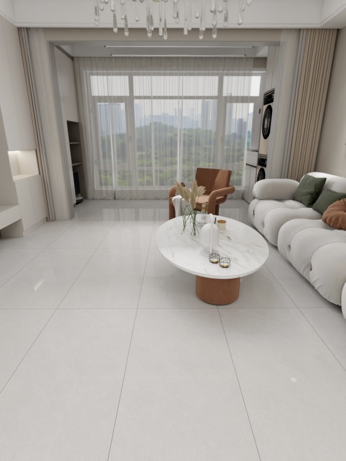 白色瓷砖,时尚装修必备的流行元素