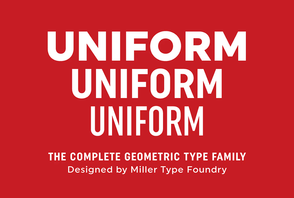 Uniform Font