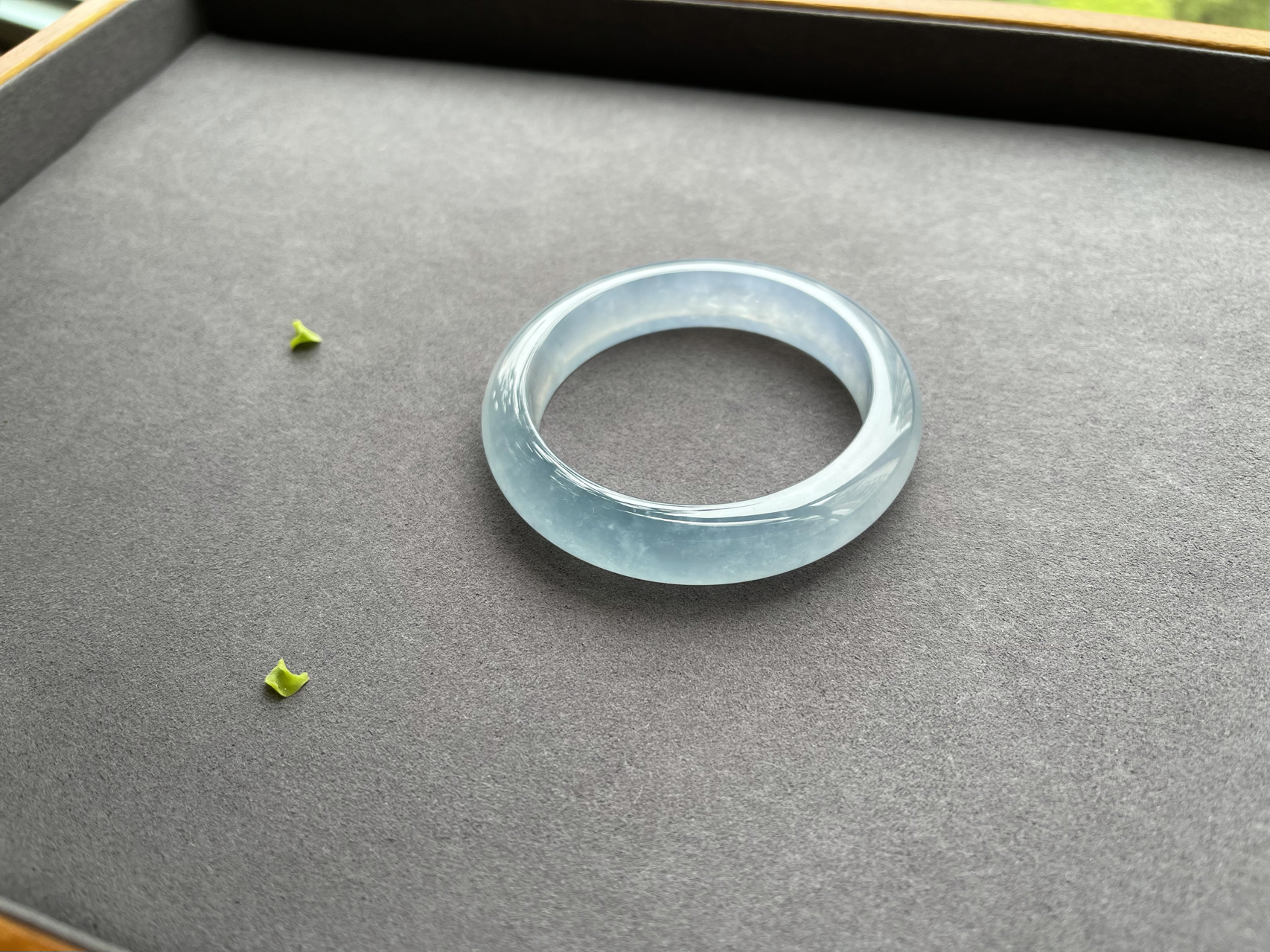 冰种天空蓝手镯