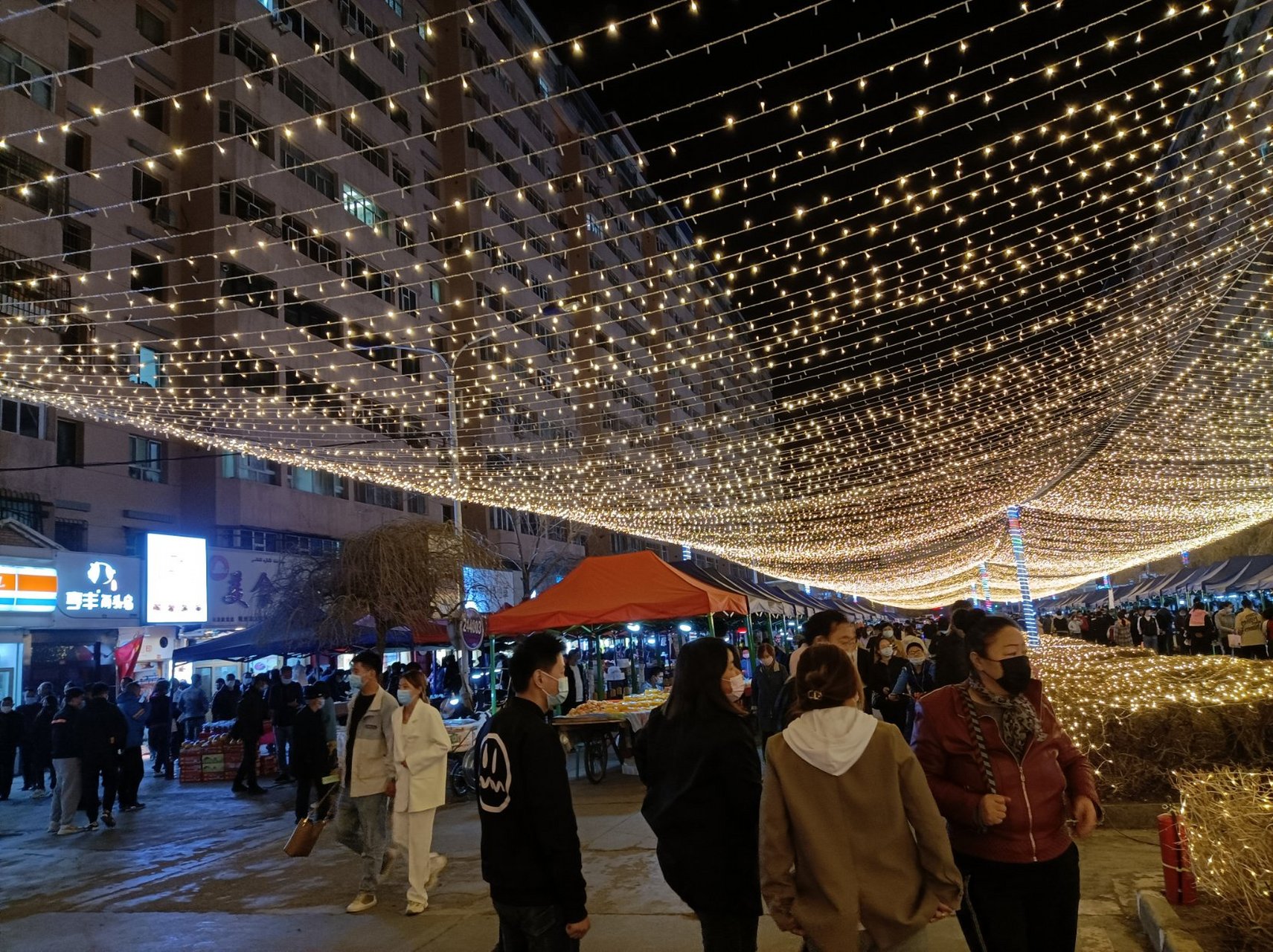 乌鲁木齐日月星光夜市图片