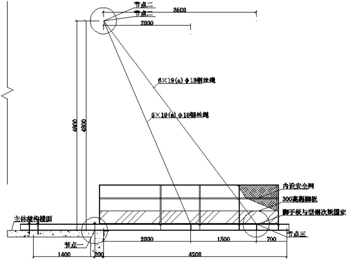 懸挑卸料平臺專項施工方案