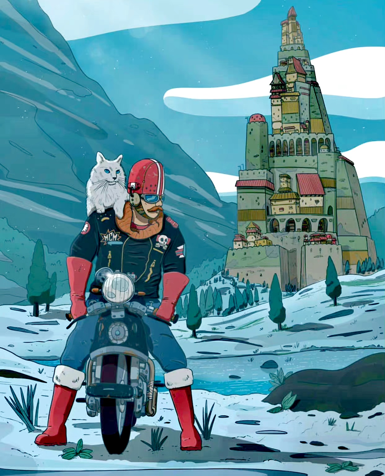 画师andy illustrator 动漫场景插画作品欣赏